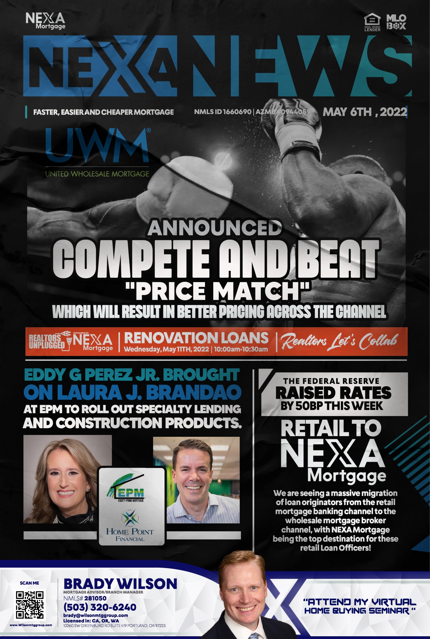 NEXA NEWS WEEKLY - Brady Wilson -Mortgage Advisor/Branch Manager